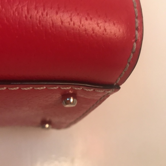 Kate ♠️ Wellesley Quinn Bag in red geranium)Tote - Picture 7 of 15